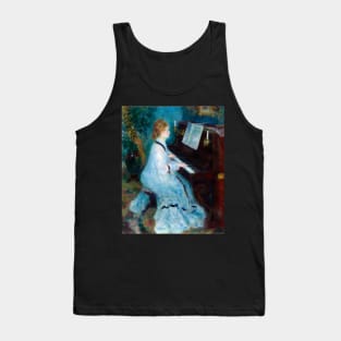 Woman at the Piano by Auguste Renoir Tank Top